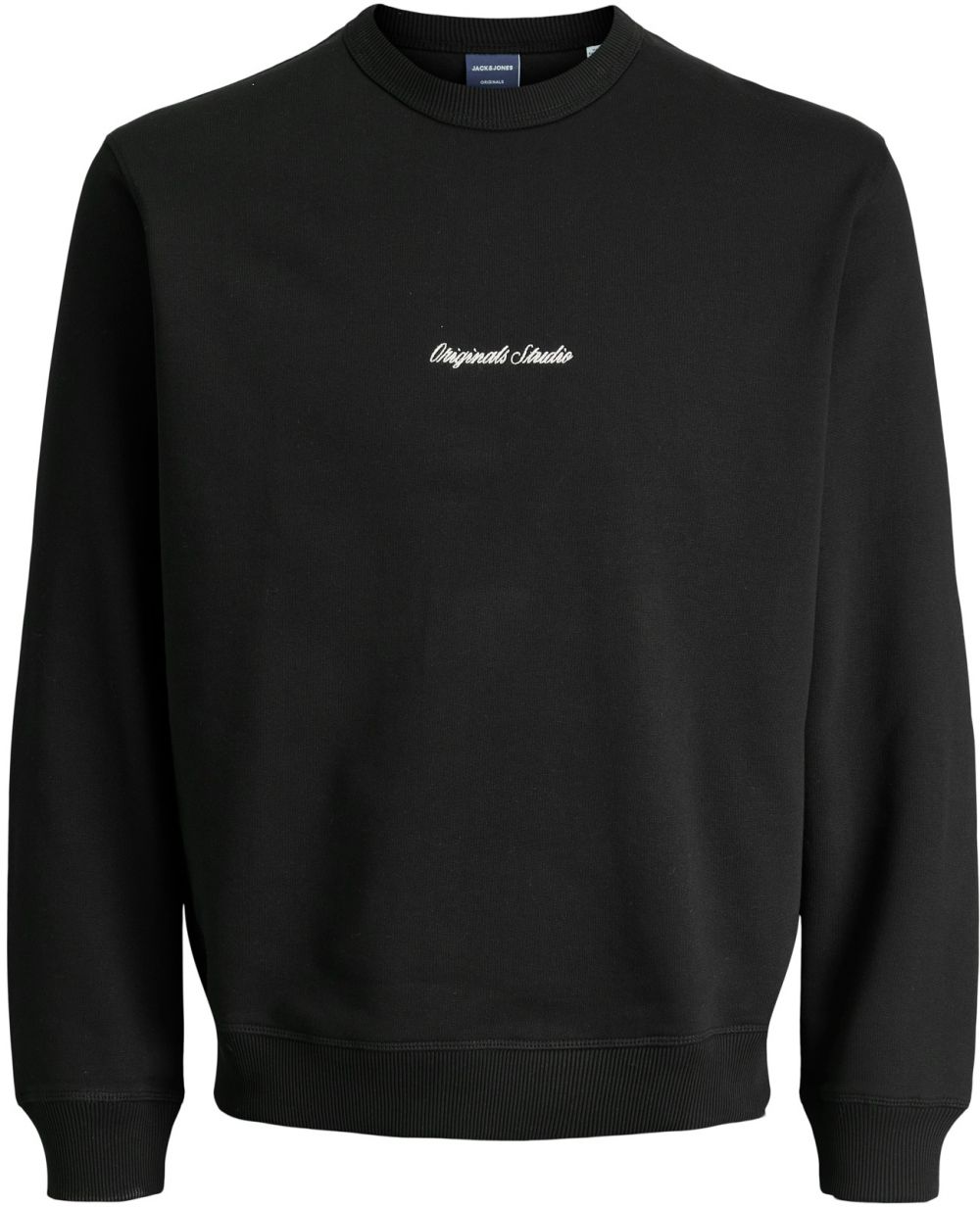 JACK & JONES Mikina 'JORNORREBRO'  čierna / biela