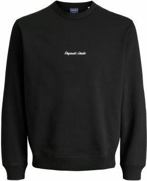 JACK & JONES Mikina 'JORNORREBRO'  čierna / biela