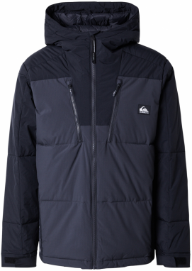 QUIKSILVER Outdoorová bunda  tmavosivá / čierna