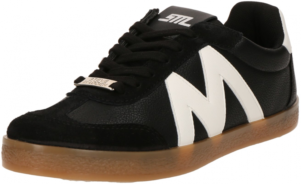 STEVE MADDEN Nízke tenisky 'Escapade'  čierna / biela