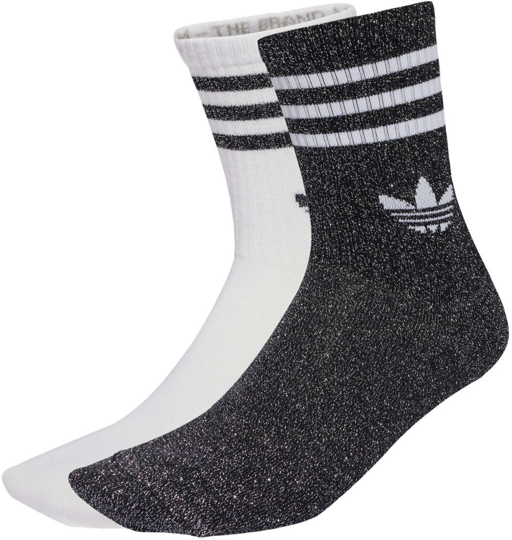 ADIDAS ORIGINALS Ponožky  čierna melírovaná / biela