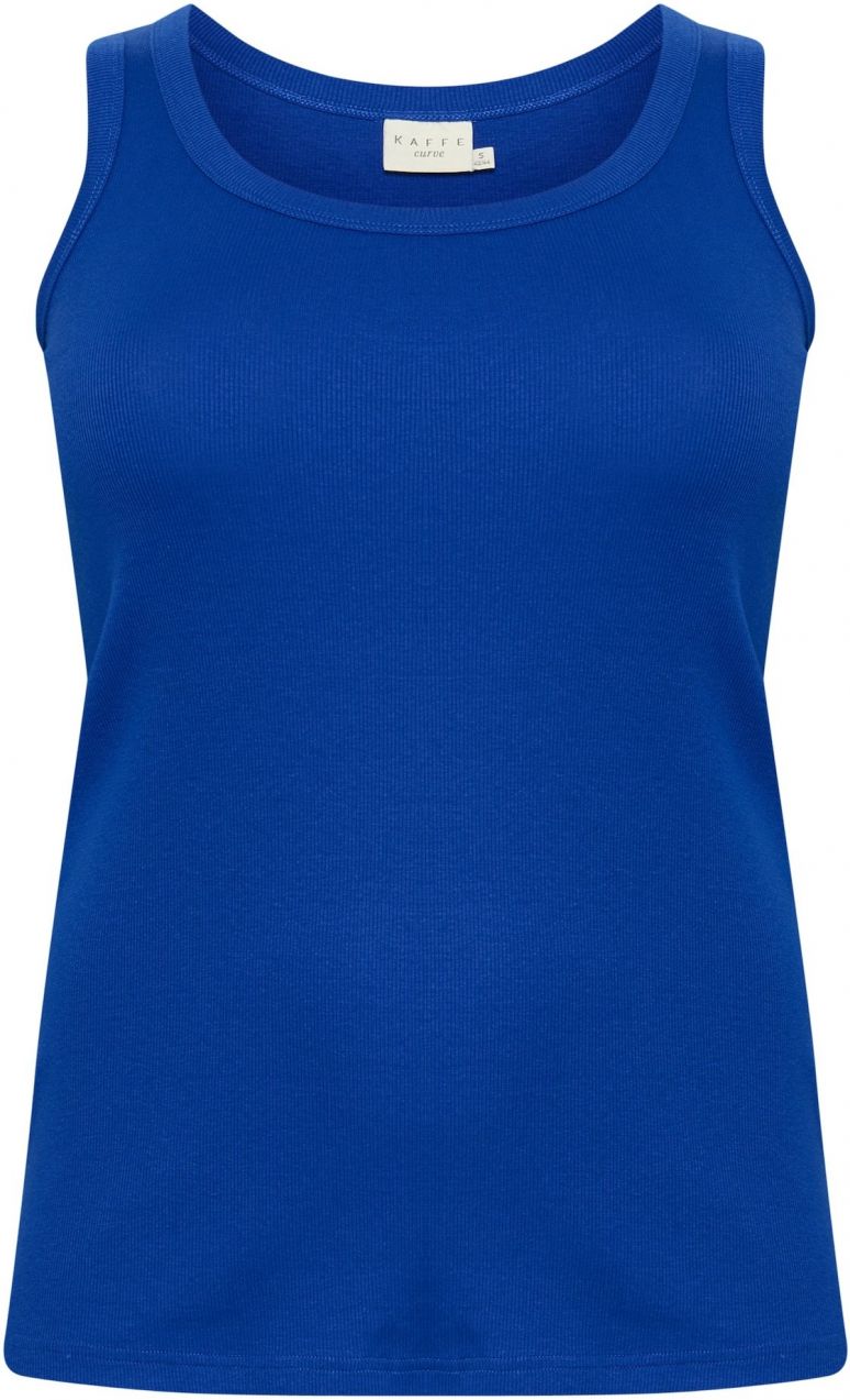 KAFFE CURVE Top 'KCCarina'  tmavomodrá
