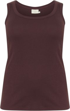KAFFE CURVE Top 'KCCarina'  čokoládová