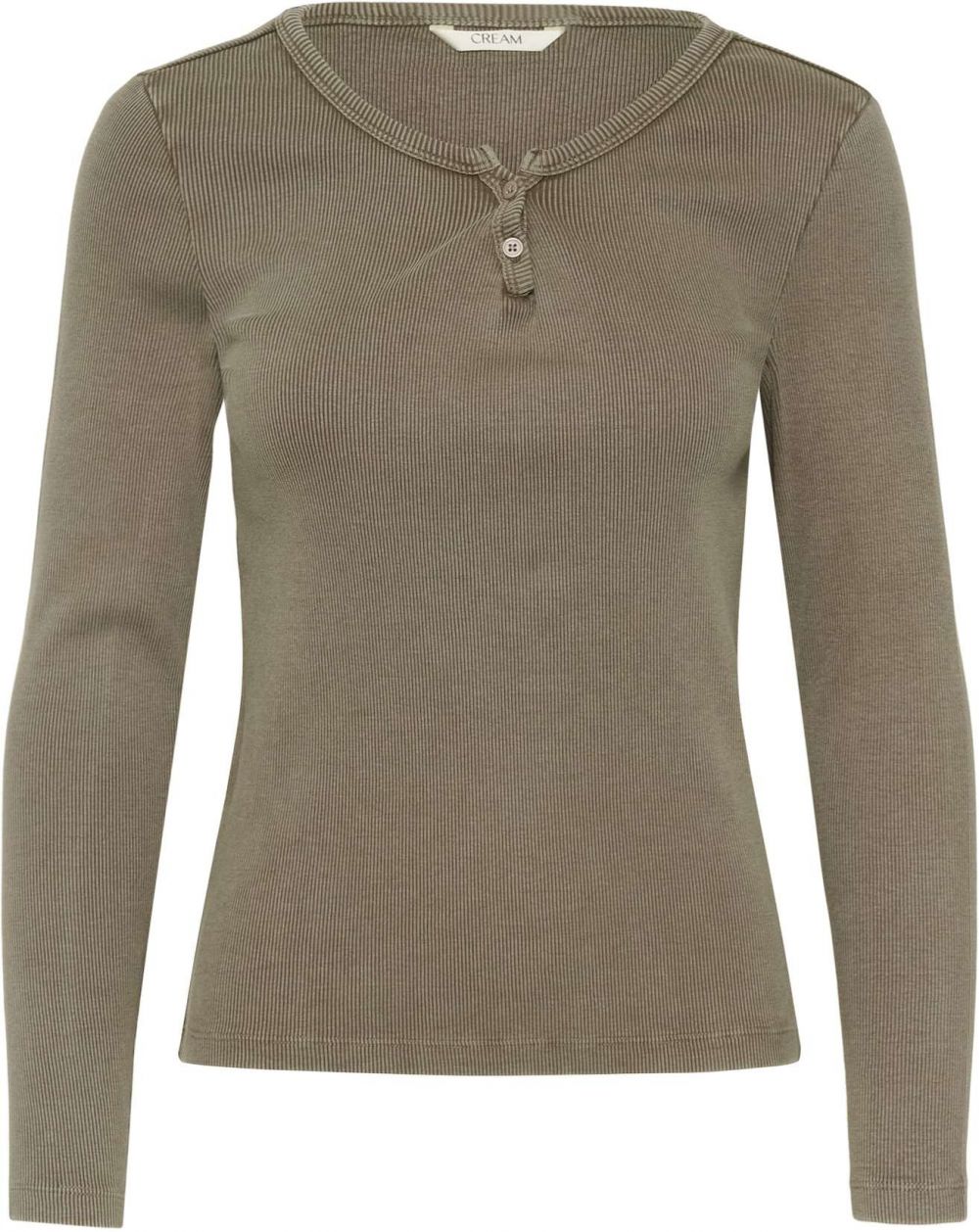 Cream Tričko 'CRTalia'  olivová
