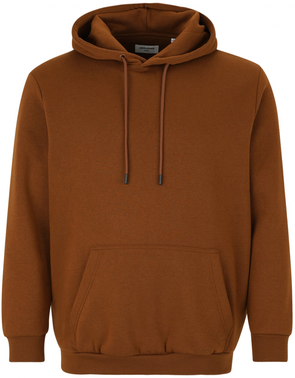 Jack & Jones Plus Mikina 'JJEBRADLEY'  koňaková