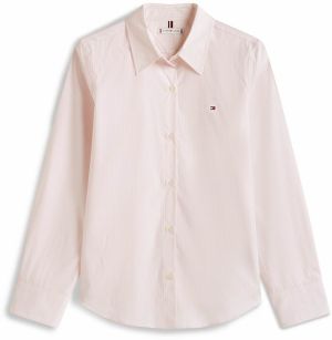 TOMMY HILFIGER Blúzka  pastelovo ružová / biela