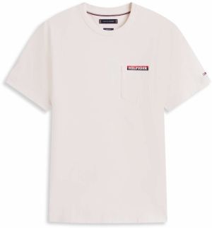 TOMMY HILFIGER Tričko 'AMERICANA'  námornícka modrá / svetložltá / krvavo červená