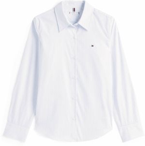 TOMMY HILFIGER Blúzka  pastelovo modrá / biela