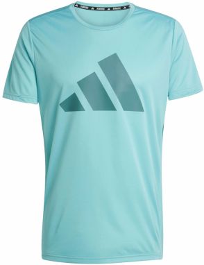 ADIDAS PERFORMANCE Funkčné tričko 'RUN IT'  tyrkysová / modrozelená