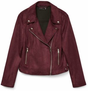 VERO MODA Prechodná bunda 'VMJOSE'  vínovo červená
