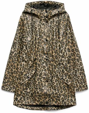 VERO MODA Prechodná bunda 'VMMALOU'  tmelová / tmavobéžová / čierna