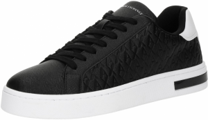 ARMANI EXCHANGE Nízke tenisky 'LONDON'  čierna / biela