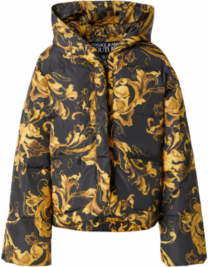 Versace Jeans Couture Prechodná bunda  žltá / karí / čierna