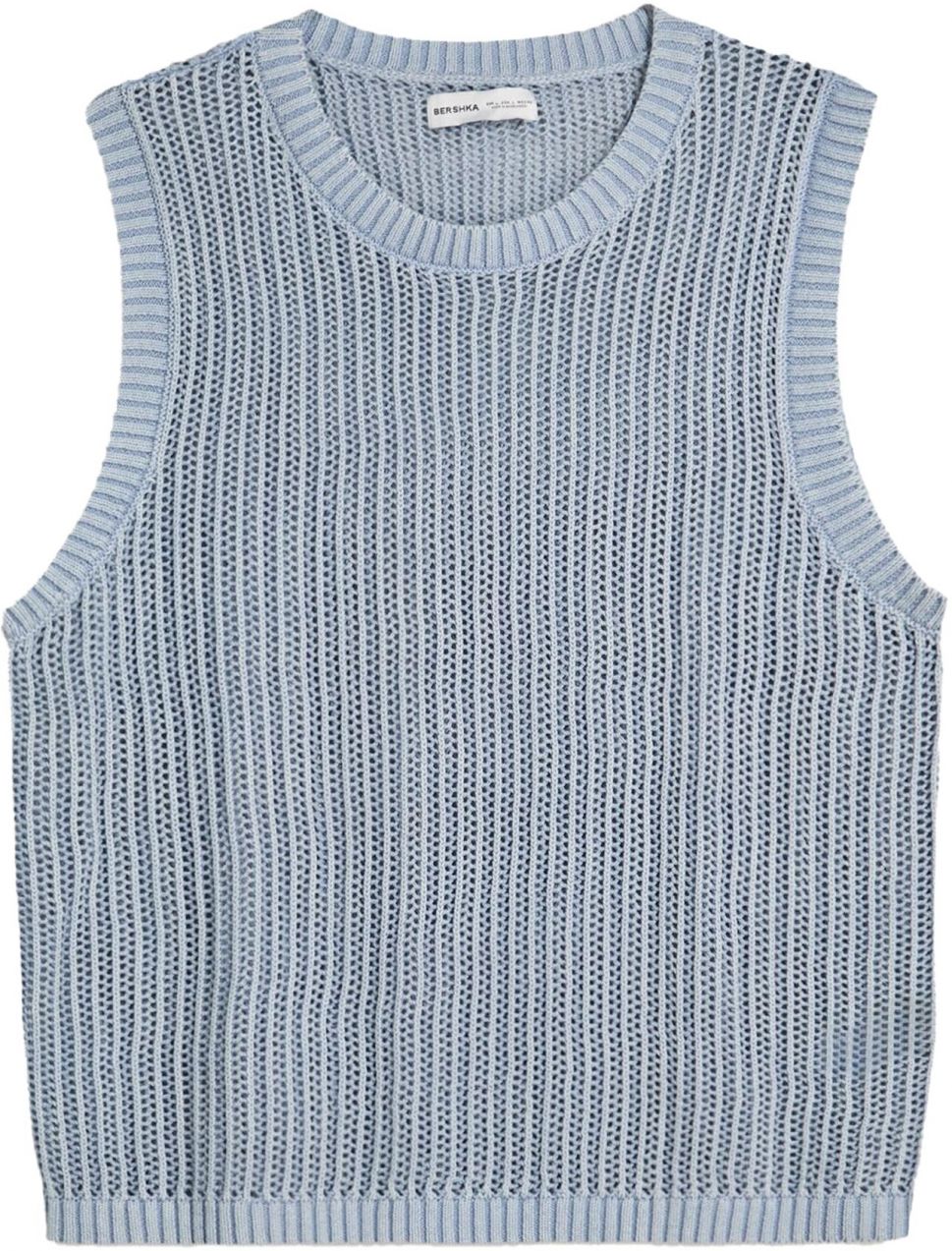 Bershka Tričko  svetlomodrá