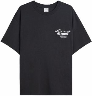 Bershka Tričko  sivá / čierna / biela