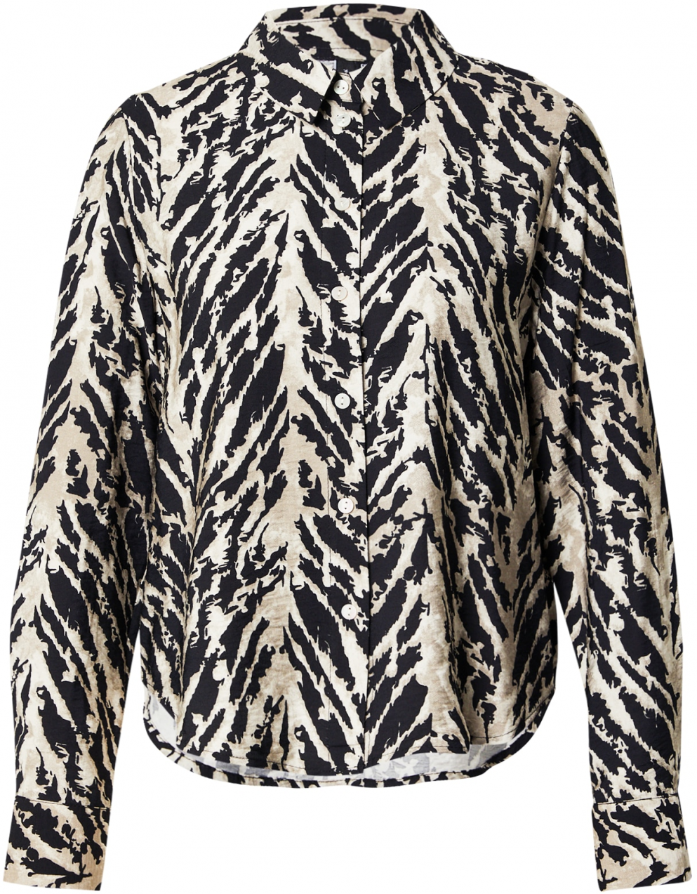 VERO MODA Blúzka  tmelová / čierna / biela