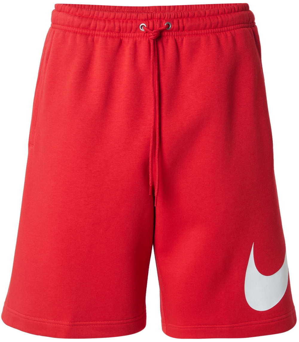 Nike Sportswear Nohavice 'CLUB'  červená / biela