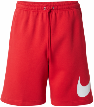 Nike Sportswear Nohavice 'CLUB'  červená / biela