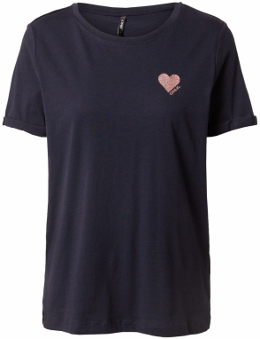 ONLY Tričko 'ONLKita'  tmavomodrá / ružová