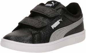 PUMA Tenisky  čierna / strieborná