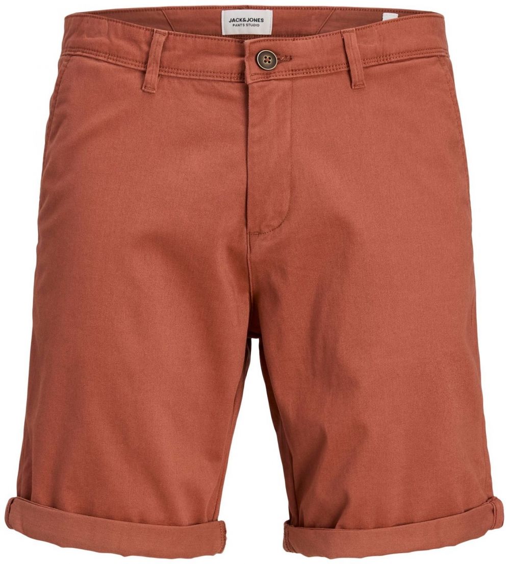 JACK & JONES Chino nohavice 'JJIBowie'  hrdzavohnedá