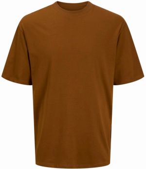 JACK & JONES Tričko 'JJEBRADLEY'  hnedá