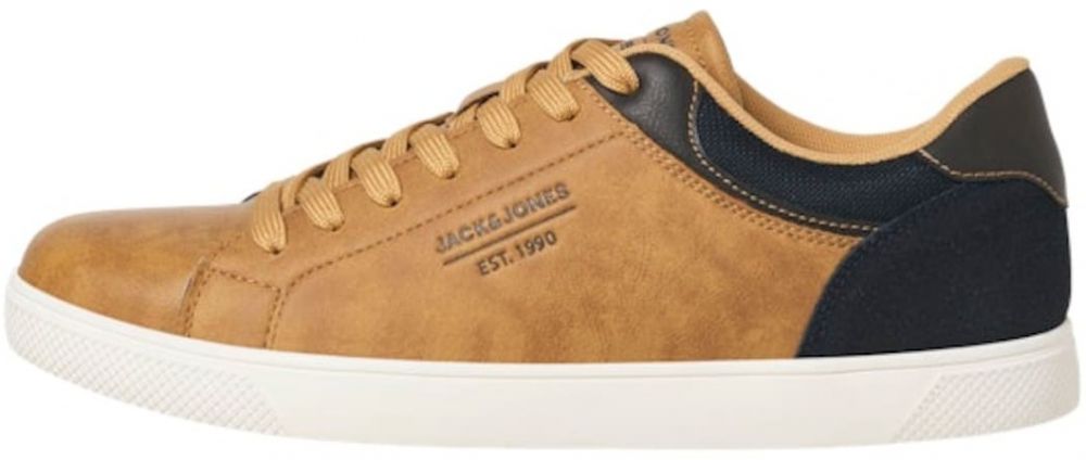 JACK & JONES Nízke tenisky 'JFWJORDAN'  námornícka modrá / horčicová