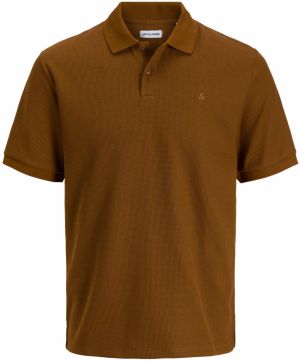 JACK & JONES Tričko 'JJEAustin'  hrdzavohnedá