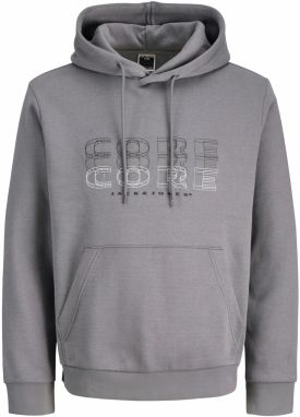 JACK & JONES Mikina 'JCOFUSION'  sivá / čierna / biela