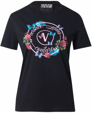 Versace Jeans Couture Tričko  kráľovská modrá / jedľová / ružová / čierna
