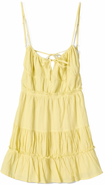 Bershka Letné šaty  limetová