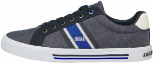 JACK & JONES Nízke tenisky 'JFWGORGON'  námornícka modrá / dymovo modrá / čierna / biela