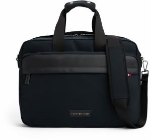 TOMMY HILFIGER Taška na notebook  tmavomodrá / čierna
