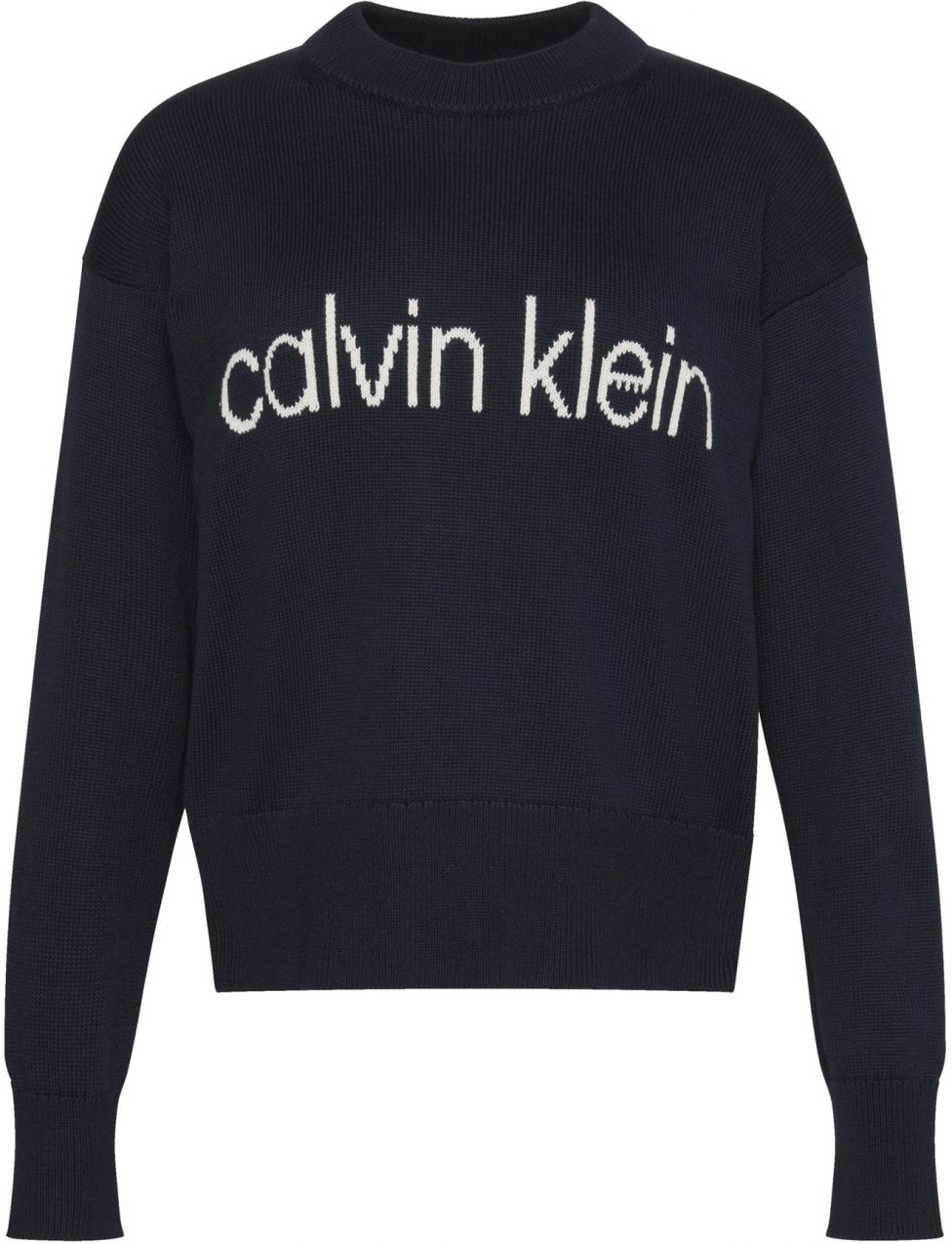 Calvin Klein Jeans Sveter  námornícka modrá / biela
