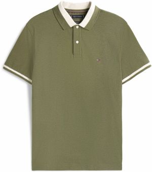 TOMMY HILFIGER Tričko  svetložltá / olivová