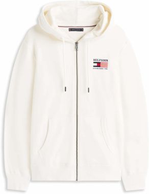 TOMMY HILFIGER Tepláková bunda 'AMERICANA'  námornícka modrá / svetložltá / červená