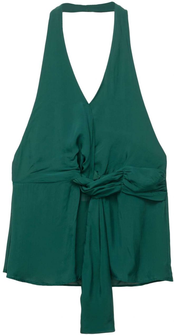 Pull&Bear Blúzka  tmavozelená