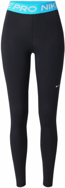 NIKE Športové nohavice 'Nike Pro'  vodová / čierna / biela