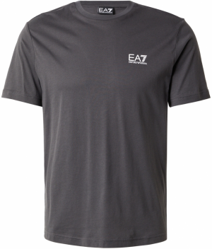 EA7 Emporio Armani Tričko  sivá / biela