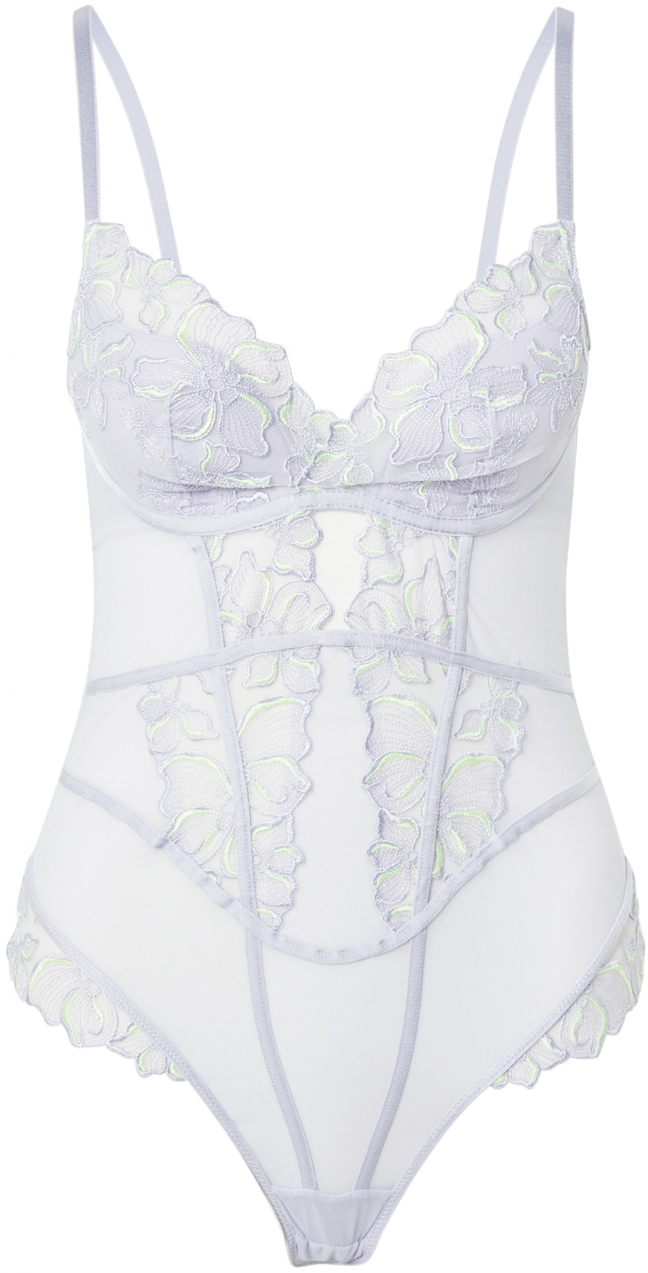 Hunkemöller Body 'LAUREN'  neónovo žltá / orgovánová