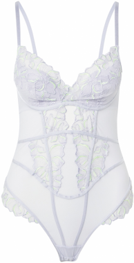 Hunkemöller Body 'LAUREN'  neónovo žltá / orgovánová