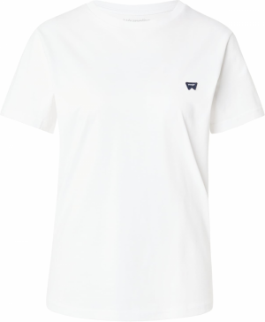 WRANGLER Tričko 'SIGN_OFF'  biela