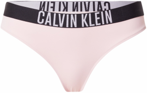 Calvin Klein Swimwear Bikinové nohavičky  ružová / čierna