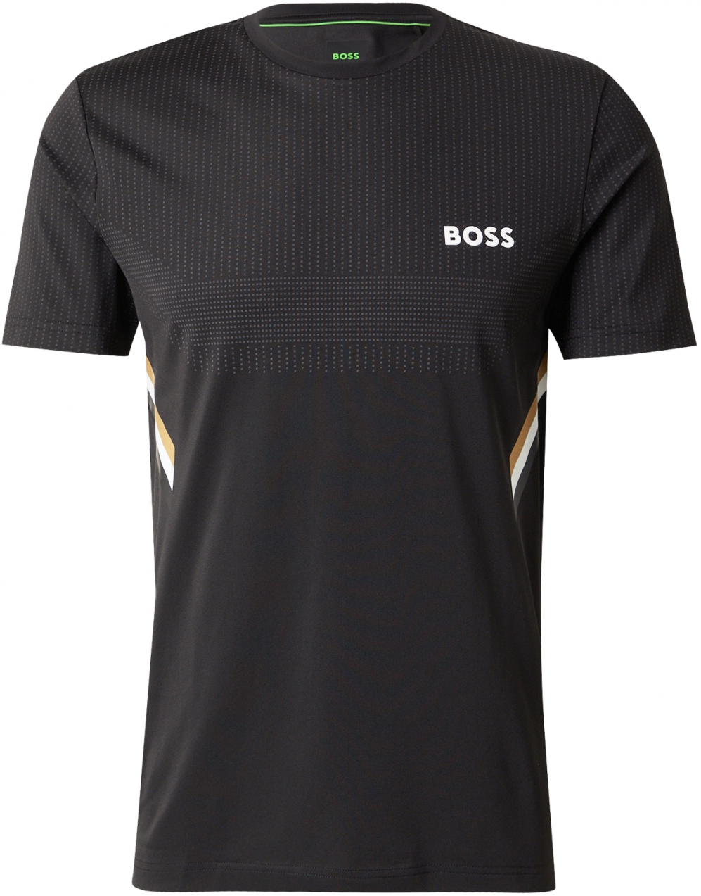 BOSS Funkčné tričko  svetlohnedá / sivá / čierna / biela