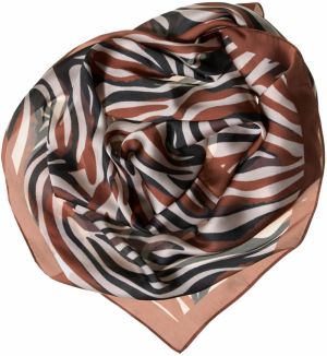 Pull&Bear Šatka  svetlobéžová / hnedá / čierna