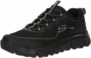 SKECHERS Nízke tenisky 'SUMMITS AT - TRIPLE BRIDGES'  svetlosivá / čierna