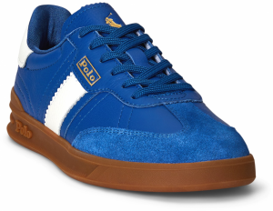 Polo Ralph Lauren Nízke tenisky 'AERA'  modrá / zlatá / biela