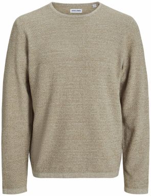 JACK & JONES Sveter 'JJEGEORGE'  sivobéžová