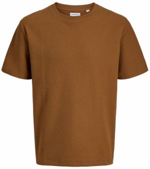 JACK & JONES Tričko 'JJEAustin'  karamelová