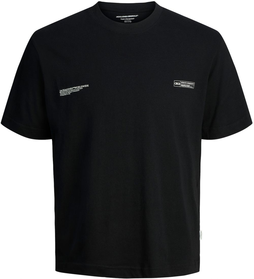 JACK & JONES Tričko 'JORBillyBurg'  tyrkysová / pastelovo červená / čierna / biela